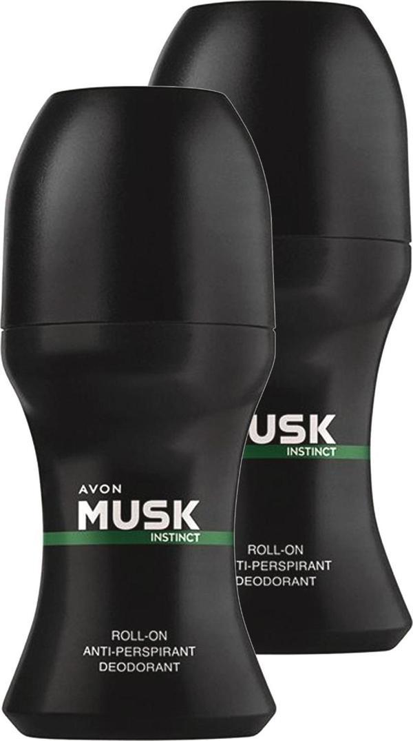 Avon Musk Instinct Erkek Rollon 50 Ml. İkili Set - Image 1