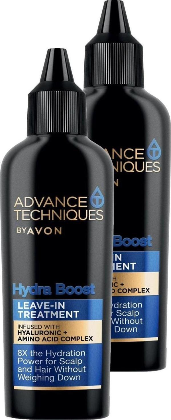 Avon Advance Techniques Hydra Boost Nemlendirici Durulanmayan Saç Bakım Kremi 50 Ml. İkili Set - Image 1
