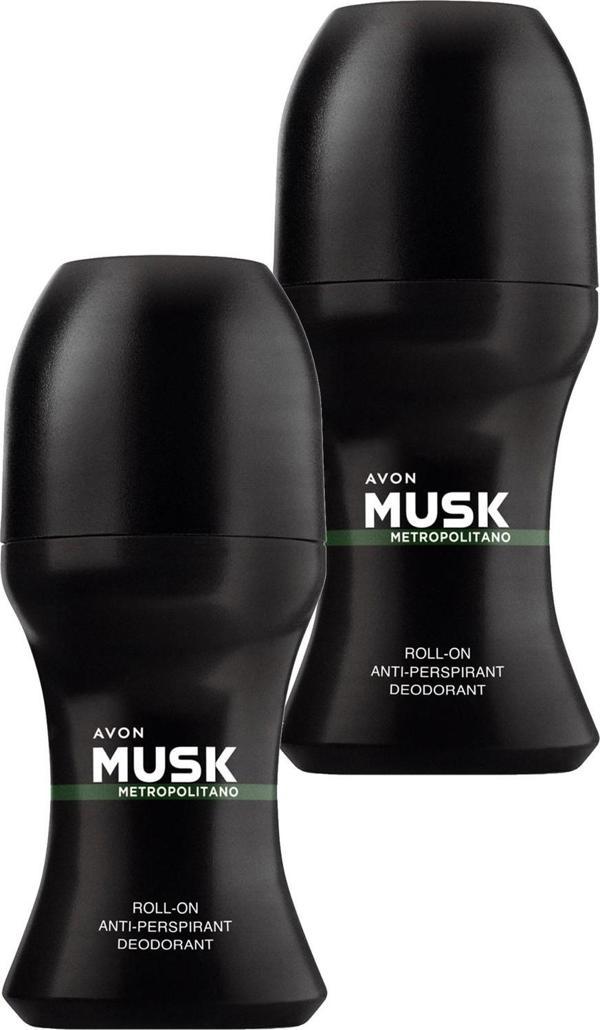 Avon Musk Metropolitano Erkek Rollon 50 Ml. İkili Set - Image 1