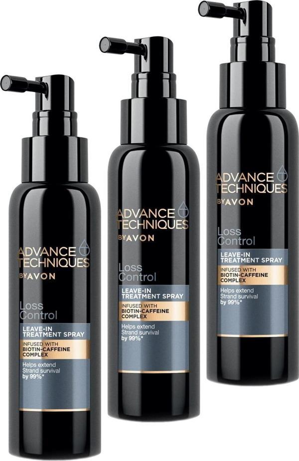 Avon Advance Techniques Koparak Dökülme Karşıtı Saç Spreyi 100 Ml. Üçlü Set - Image 1
