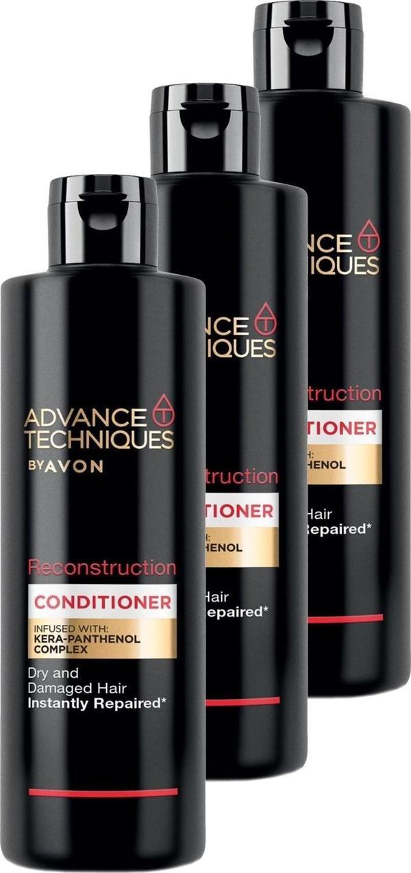 Avon Advance Techniques Reconstruction Onarıcı Saç Kremi 250 Ml. Üçlü Set - Image 1
