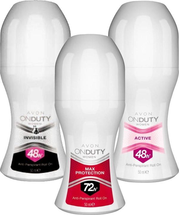 Avon OnDuty Active, Invisible ve Max Protection Kadın Rollon Paketi - Image 1