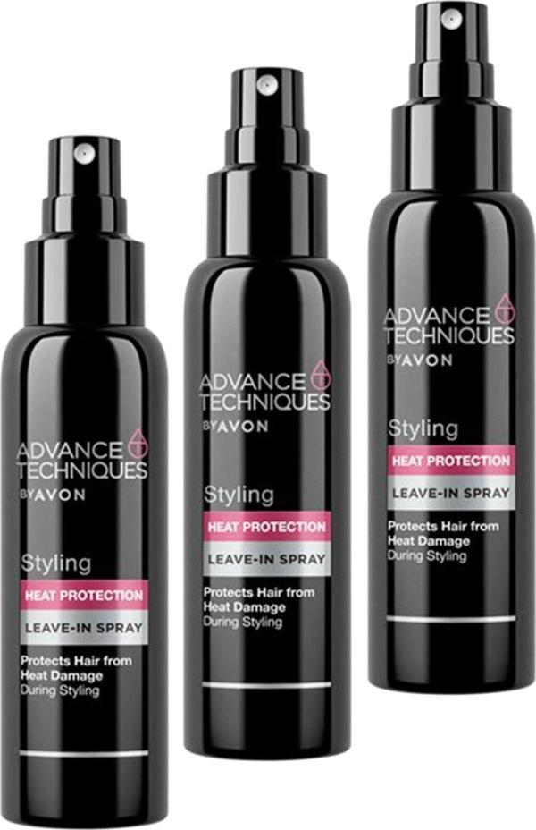 Avon Advance Techniques Saçları Isı Etkilerinden Korumaya Yardımcı Sprey 100 Ml. Üçlü Set - Image 1