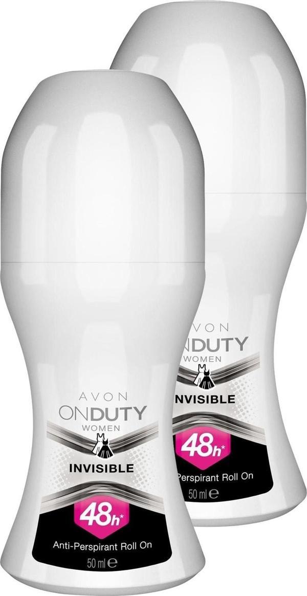 Avon OnDuty Invisible Kadın Rollon 50 Ml. İkili Set - Image 1