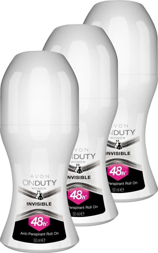 Avon OnDuty Invisible Kadın Rollon 50 Ml. Üçlü Set - Image 1