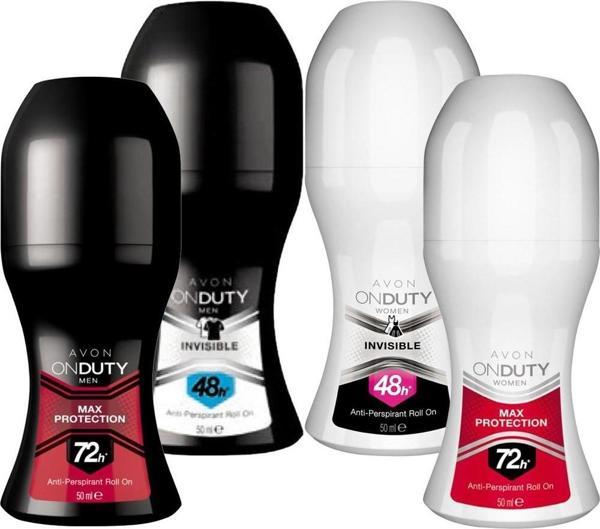 Avon OnDuty Invisible ve Max Protection Kadın Erkek Rollon Paketi - Image 1