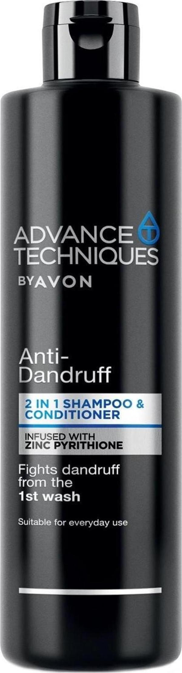 Avon Advance Techniques Kepek Karşıtı 2'si 1 Arada Şampuan ve Saç Kremi 400 Ml. - Image 1