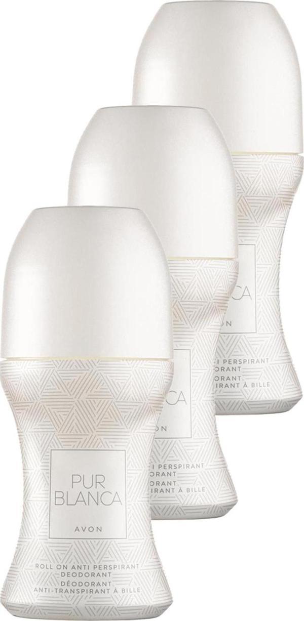 Avon Pur Blanca Kadın Rollon 50 Ml. Üçlü Set - Image 1