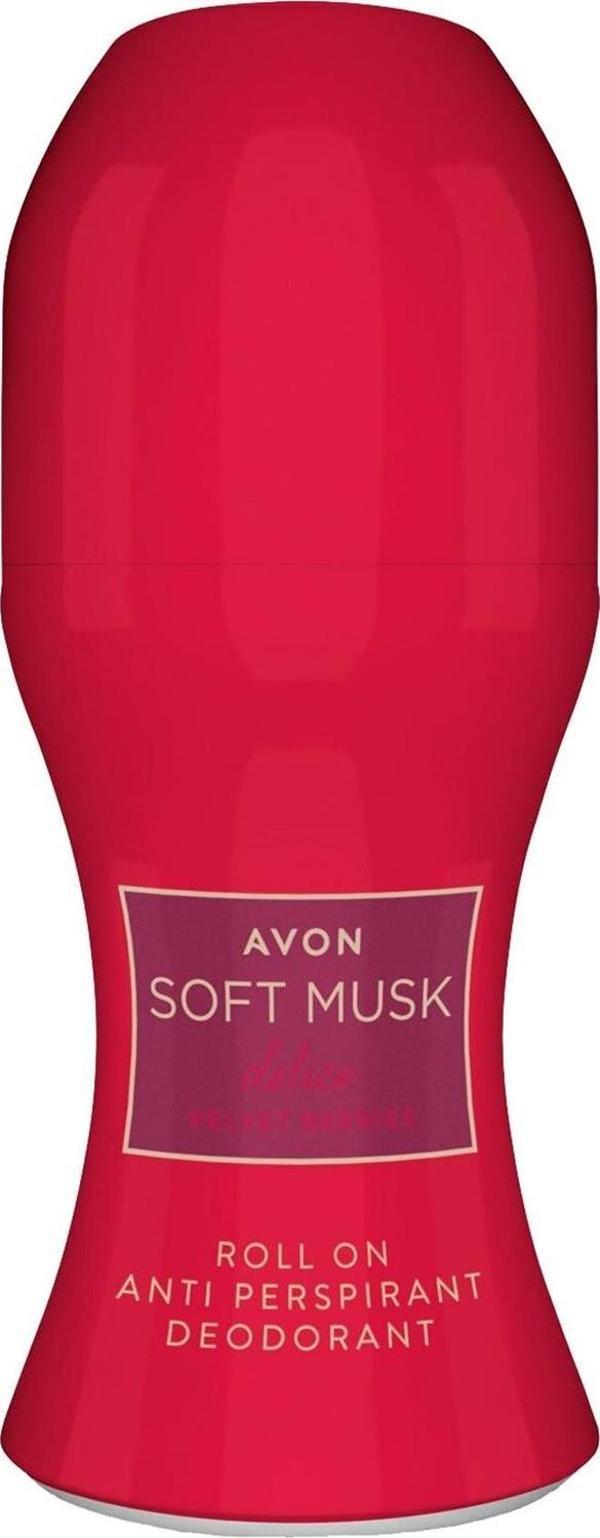 Avon Soft Musk Delice Velvet Berries Kadın Rollon 50 Ml. - Image 1
