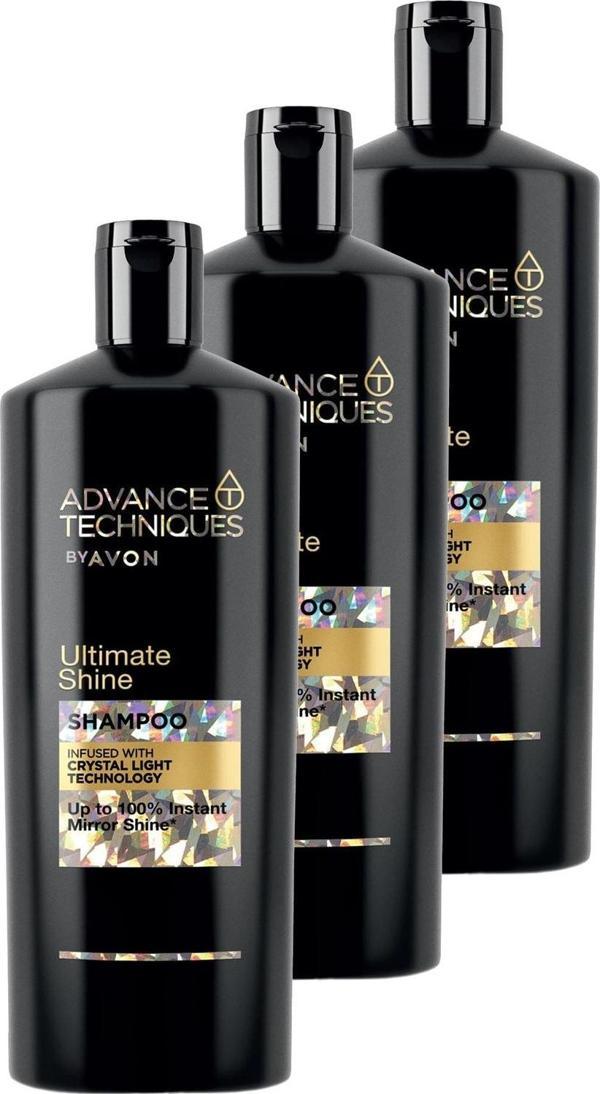 Avon Advance Techniques Parlaklık Veren Şampuan 700 Ml. Üçlü Set - Image 1