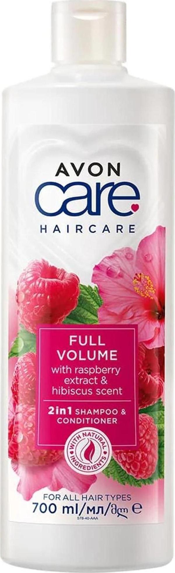 Avon Care Ahududu ve Hibiscus Kokulu Şampuan ve Saç Bakım Kremi 700 Ml. - Image 1