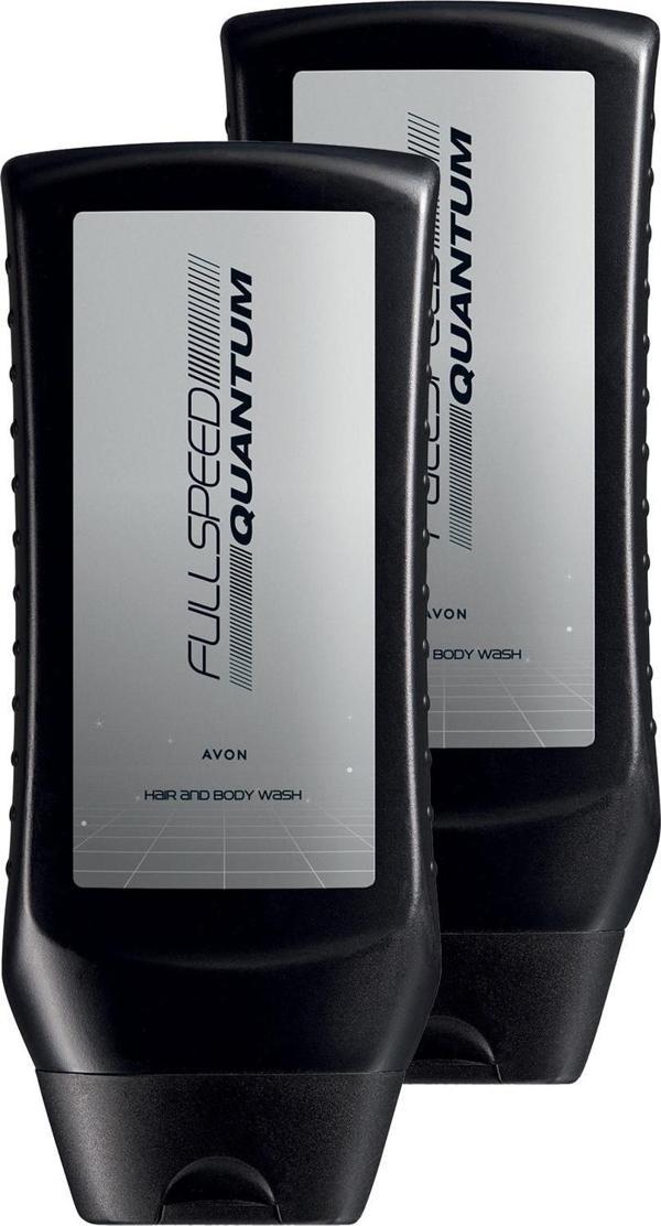 Avon Full Speed Quantum Erkek Saç ve Vücut Şampuanı 250 Ml. İkili Set - Image 1