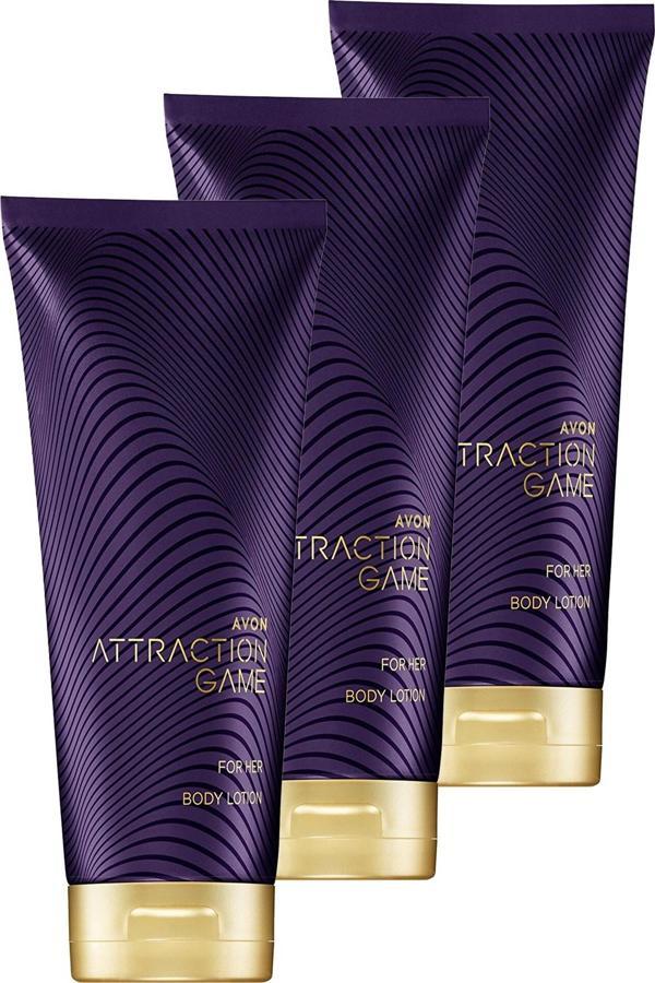 Avon Attraction Game Vücut Losyonu 125 Ml. Üçlü Set - Image 1