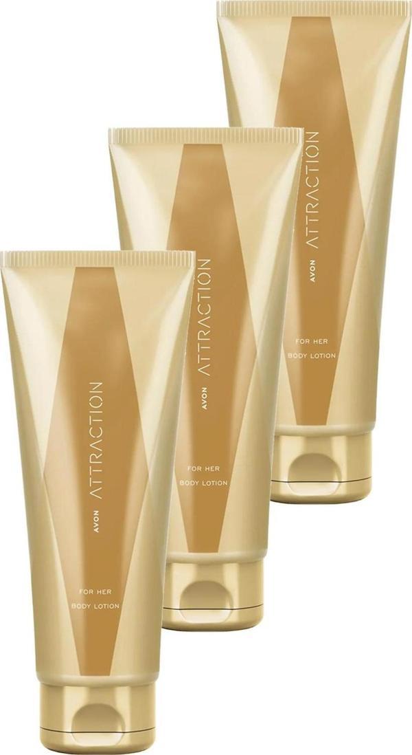 Avon Attraction Kadın Vücut Losyonu 125 Ml. Üçlü Set - Image 1