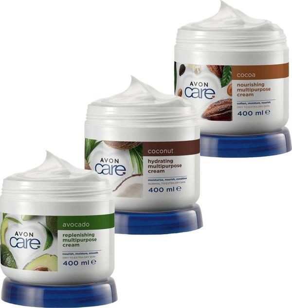 Avon Care Avokado, Kakao ve Hindistan Cevizi Yağı İçeren Çok Amaçlı Krem Paketi - Image 1