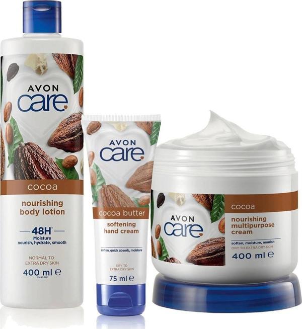 Avon Care Kakao Yağı İçeren E Vitaminli Çok Amaçlı Krem Losyon ve Kremi Paketi - Image 1