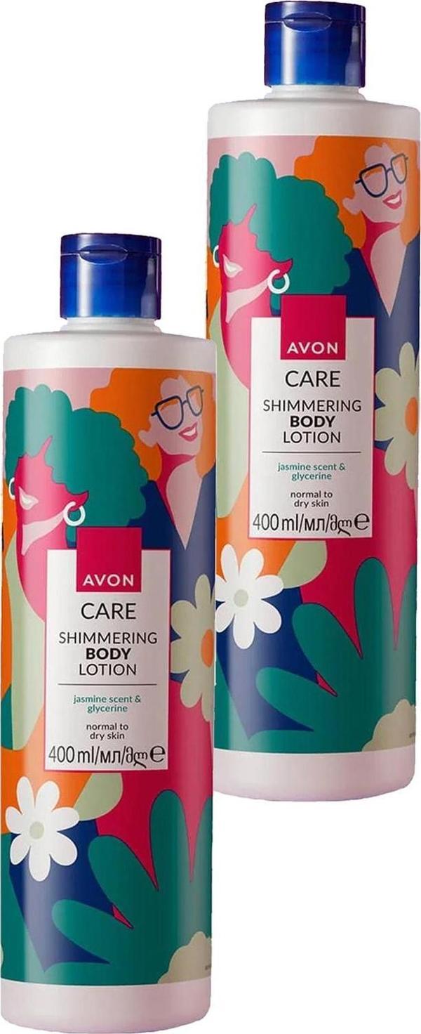 Avon Care Shimmering Gliserin İçeren Yasemin Kokulu Vücut Losyonu 400 Ml. İkili Set - Image 1