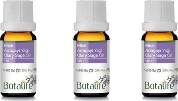 Botalife Misk Adaçayı Yağı ( Clary Sage ) 5 Ml. X 3 Adet Mıskadacayı - Image 1