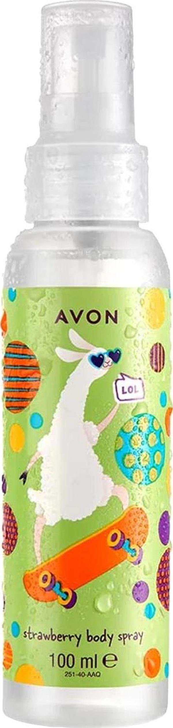 Avon Lama Dude Naturals Çilek Kokulu Çocuk Vücut Spreyi 100 Ml. - Image 1
