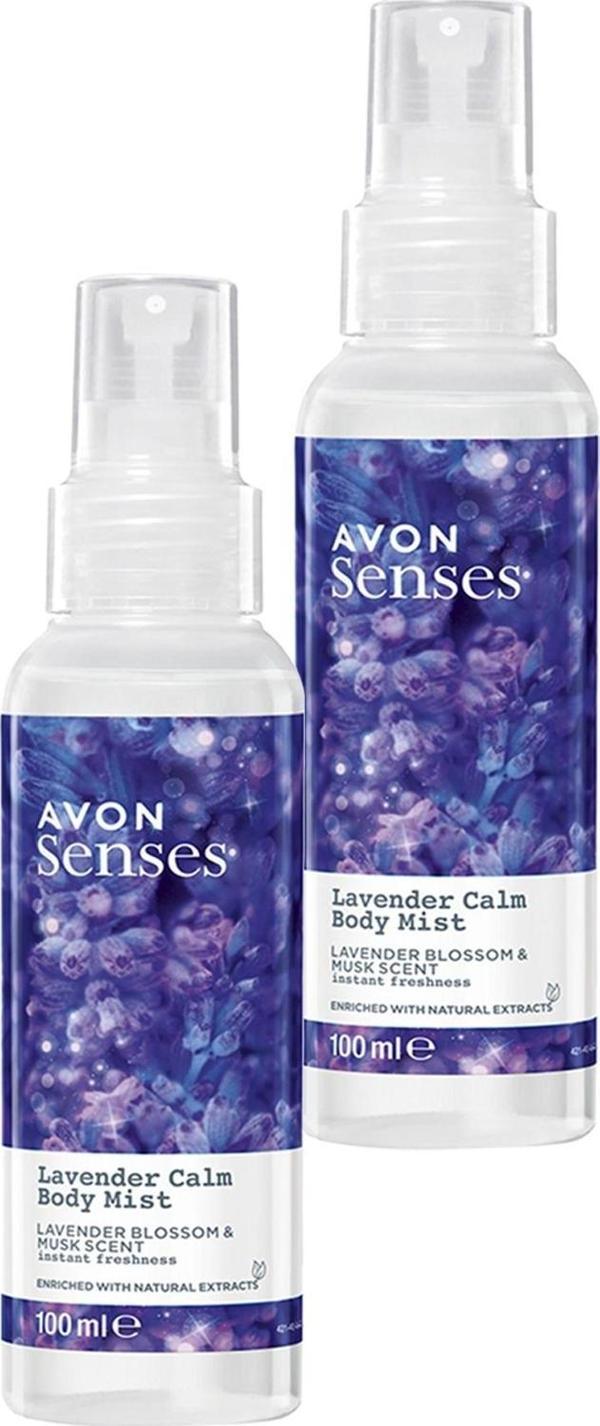 Avon Lavender Calm Lavanta ve Misk Kokulu Vücut Spreyi 100 Ml. İkili Set - Image 1