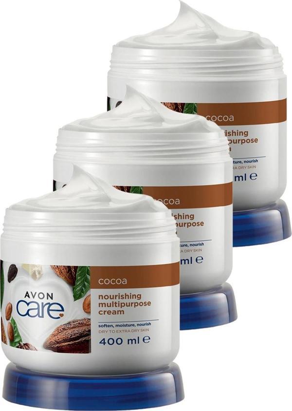 Avon Kakao Yağı Yüz, El ve Vücut Kremi 400 Ml. Üçlü Set - Image 1