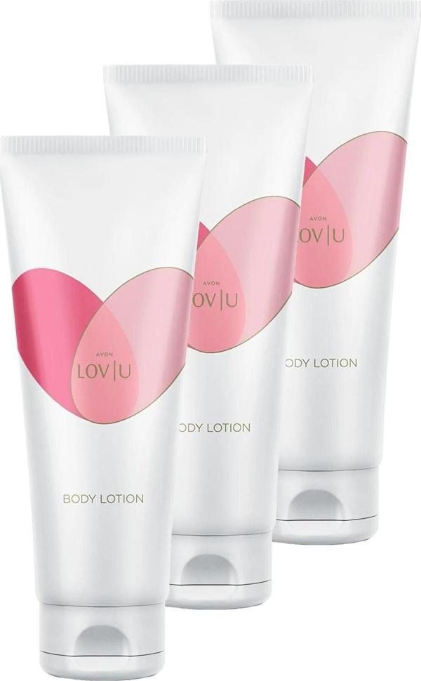 Avon Lov U Kadın Kadın Vücut Losyonu 125 Ml. Üçlü Set - Image 1