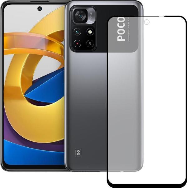 Bufalo Xiaomi Poco M4 Pro 5G Ekran Koruyucu Seramik MAT Nano 9D Tam Kaplama Siyah - Image 1