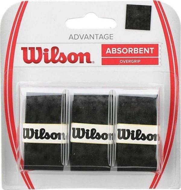 Wilson Advantage Absorbent Overgrip Tenis Raketi Gribi Wrz4033 Siyah - Image 1
