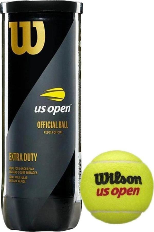 Wilson Us Open Vakum Ambalajda Üçlü Tenis Topu - Image 1