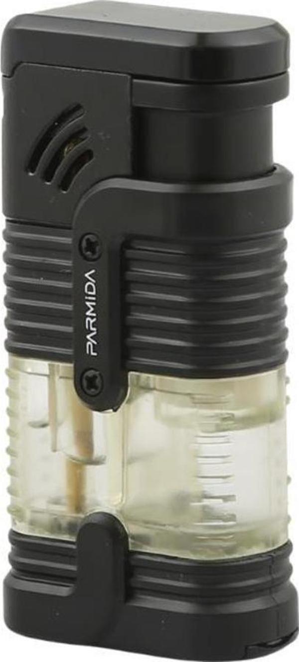 Parmida 3 Torch Pürmüz Siyah Puro Çakmağı - Image 1