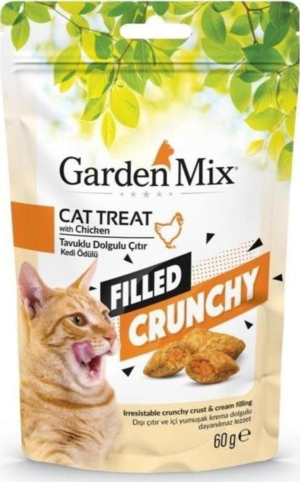 Gardenmix Tavuklu İçi Dolgulu Kedi Ödülü 60gr - Image 1