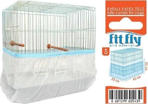 Fit Fly Kapalı Lüx Kuş Kafesi Tülü Small 45x23x23 Cm - Image 1