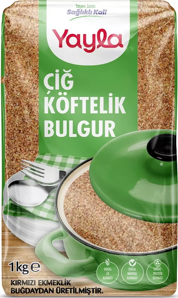 Yayla Çiğ Köftelik Bulgur 1 kg - Image 1