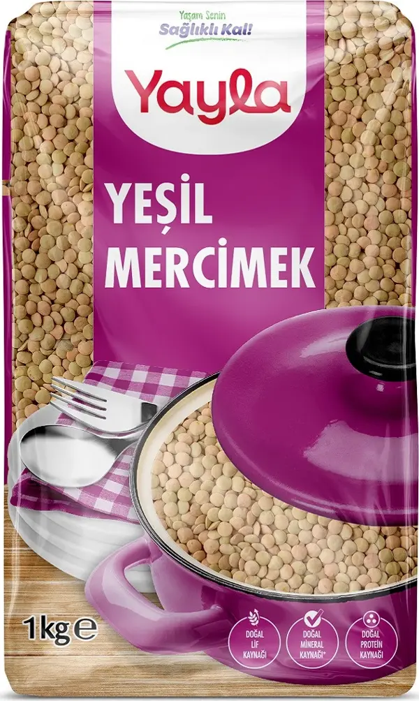 Yayla Yeşil Mercimek 1 kg - Image 1