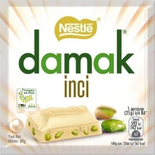 Damak İnci Çikolata 60 Gr. (2'li) - Image 1