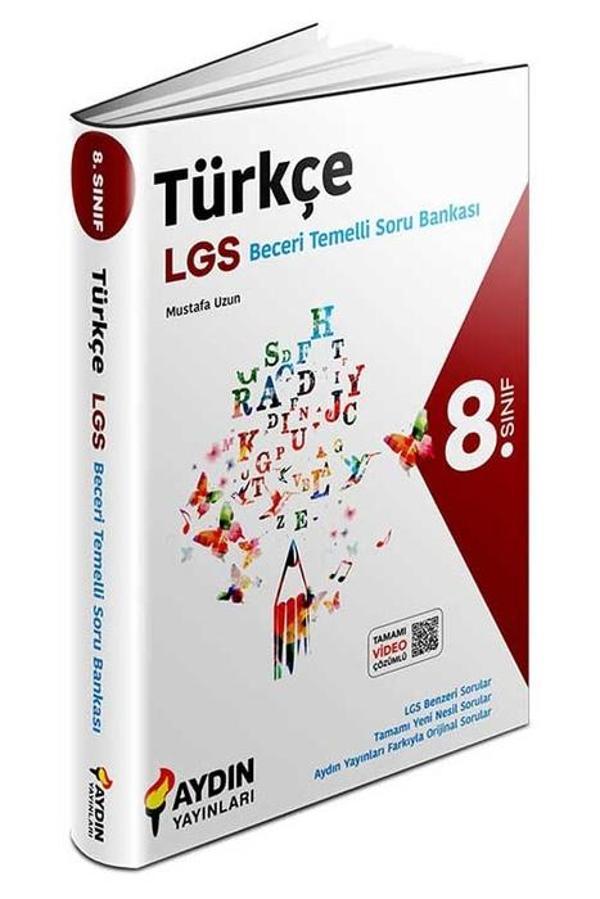 Aydın 8. Sınıf LGS Türkçe Beceri Temelli Soru Bankası Aydın Yayınları - Aydın Yayınları - Image 1