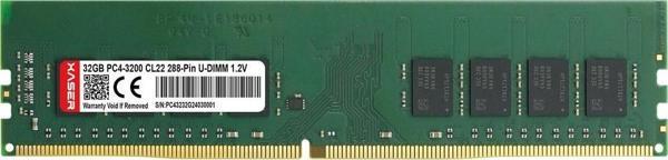 Xaser 32GB 3200 DDR4 PC RAM SOĞUTUCUSUZ - Image 1