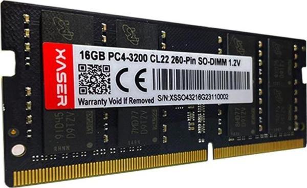 Xaser XS32S22S8/16 16GB DDR4 3200 MHz CL22 Notebook Ram - Image 1