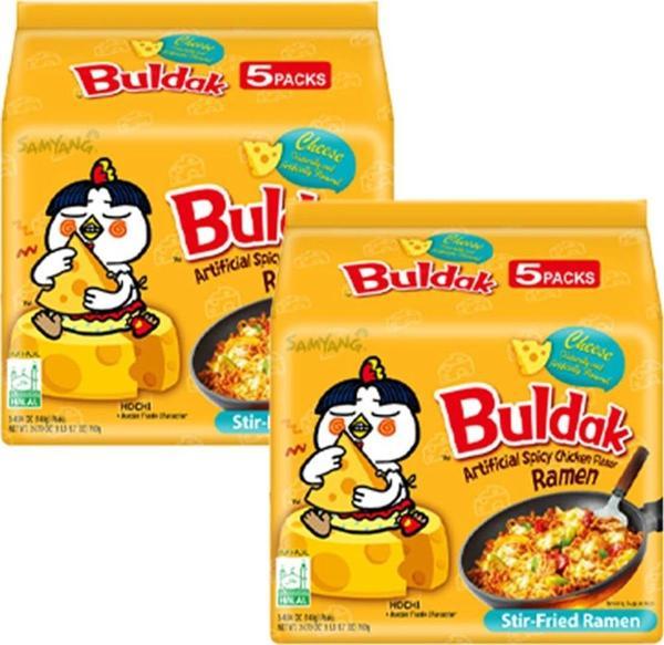 Samyang Buldak Cheese Ramen Noodle 140 Gr X10 Adet - Image 1
