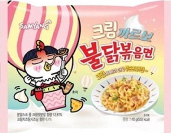 Samyang Buldak Cream Carbonara Hot Chicken Flavor 140 G - Image 1