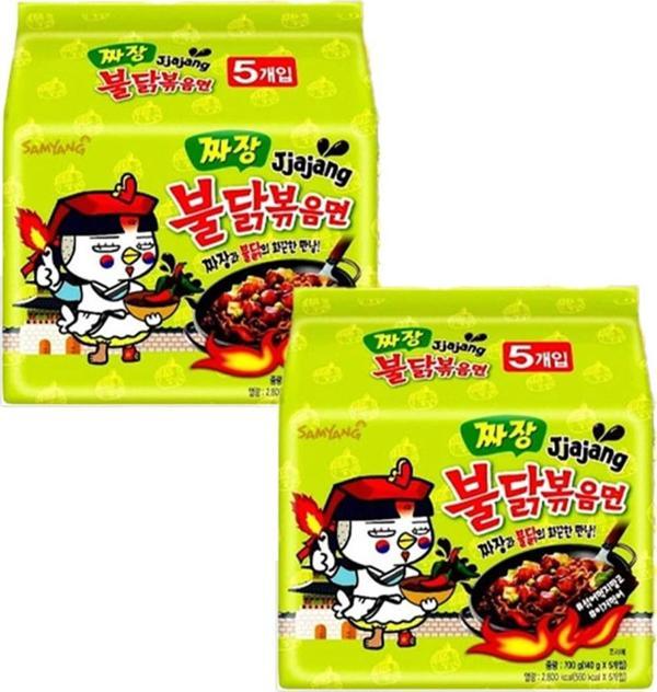 Samyang Hot Chicken Jjajang Ramen Noodle 10 x 140 G - Image 1