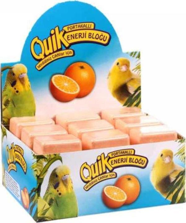 Quik Kuşlar Için Enerji Bloğu, Portakal Aromalı, 1 Adet - Image 1