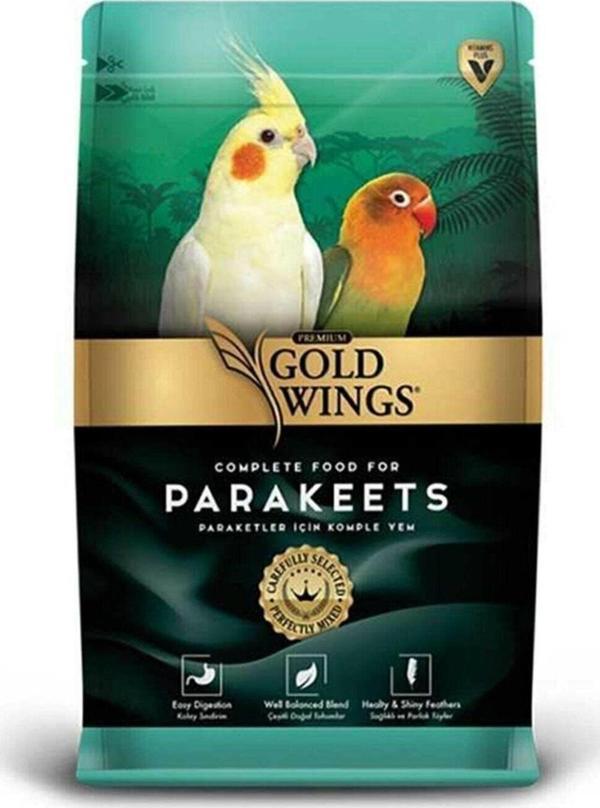 Gold Wings Premium Paraket Sultan Cennet Papağanı Yemi 1kg - Image 1