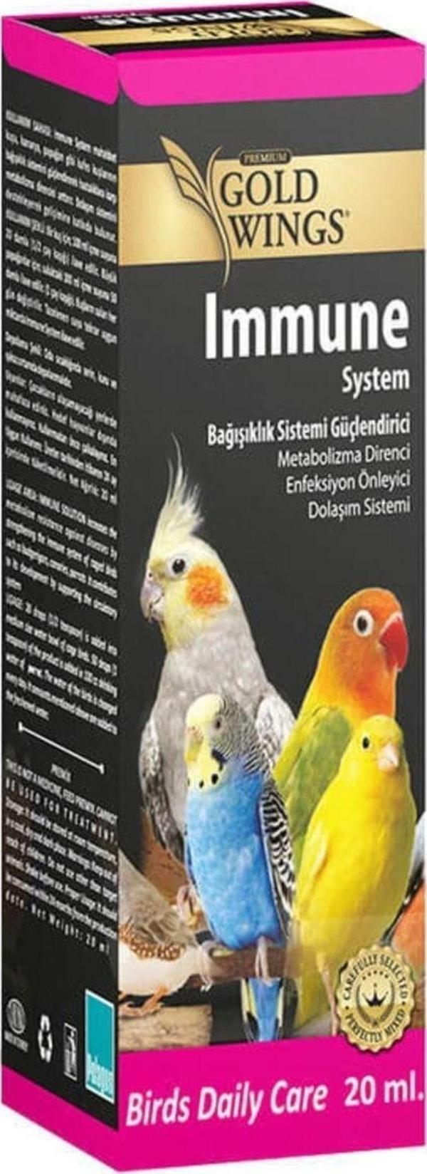 Gold Wings Immune Kuşlar Için Enfeksiyon Önleyici Yem Katkısı - Image 1