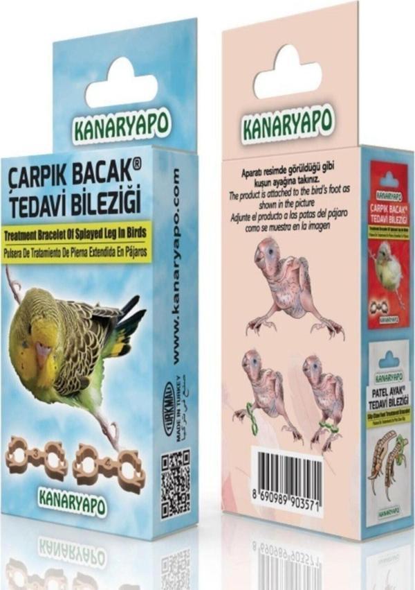Kanaryapo Çarpık Bacak Tedavi Bileziği 10 Adet Plastik - Image 1