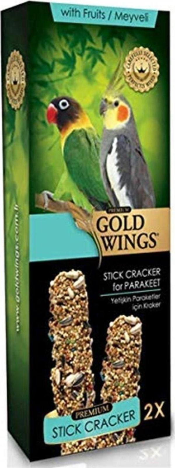 Gold Wings Premium Premium Paraket 2'li Kraker Meyveli - Image 1