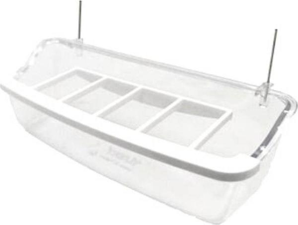 GreenPet Izgaralı Beyaz Yemlik 15 Cm - Image 1