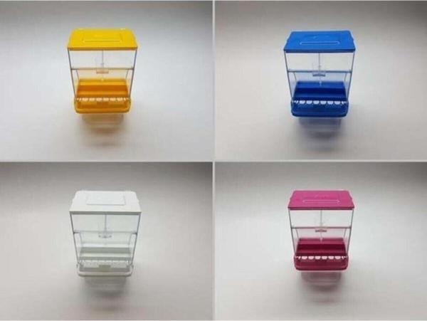 T-Pet Çift Bölmeli 1. Kalite Mavi Renk Akıllı Yemlik - Image 1