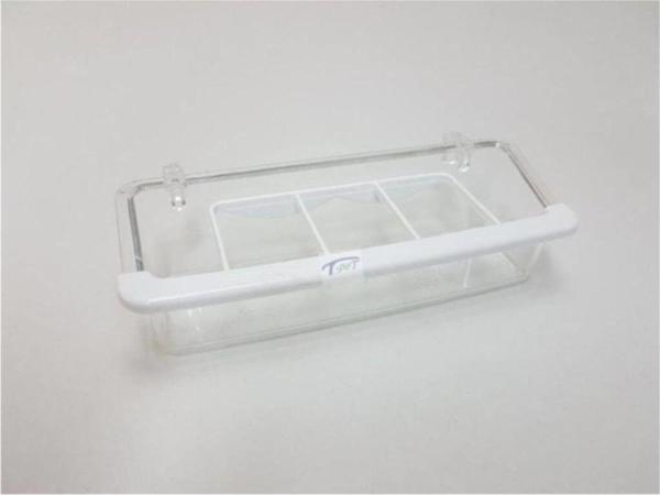T-Pet Izgaralı Şeffaf Kristal Yemlik 15 Cm - Image 1