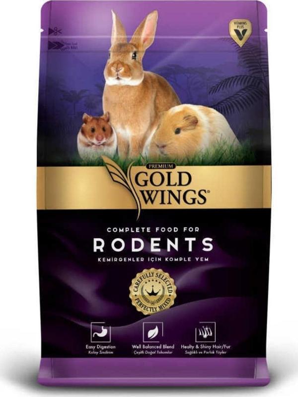 Gold Wings Premium Hamster Tavşan Guinepig Kemirgen Yemi - Image 1